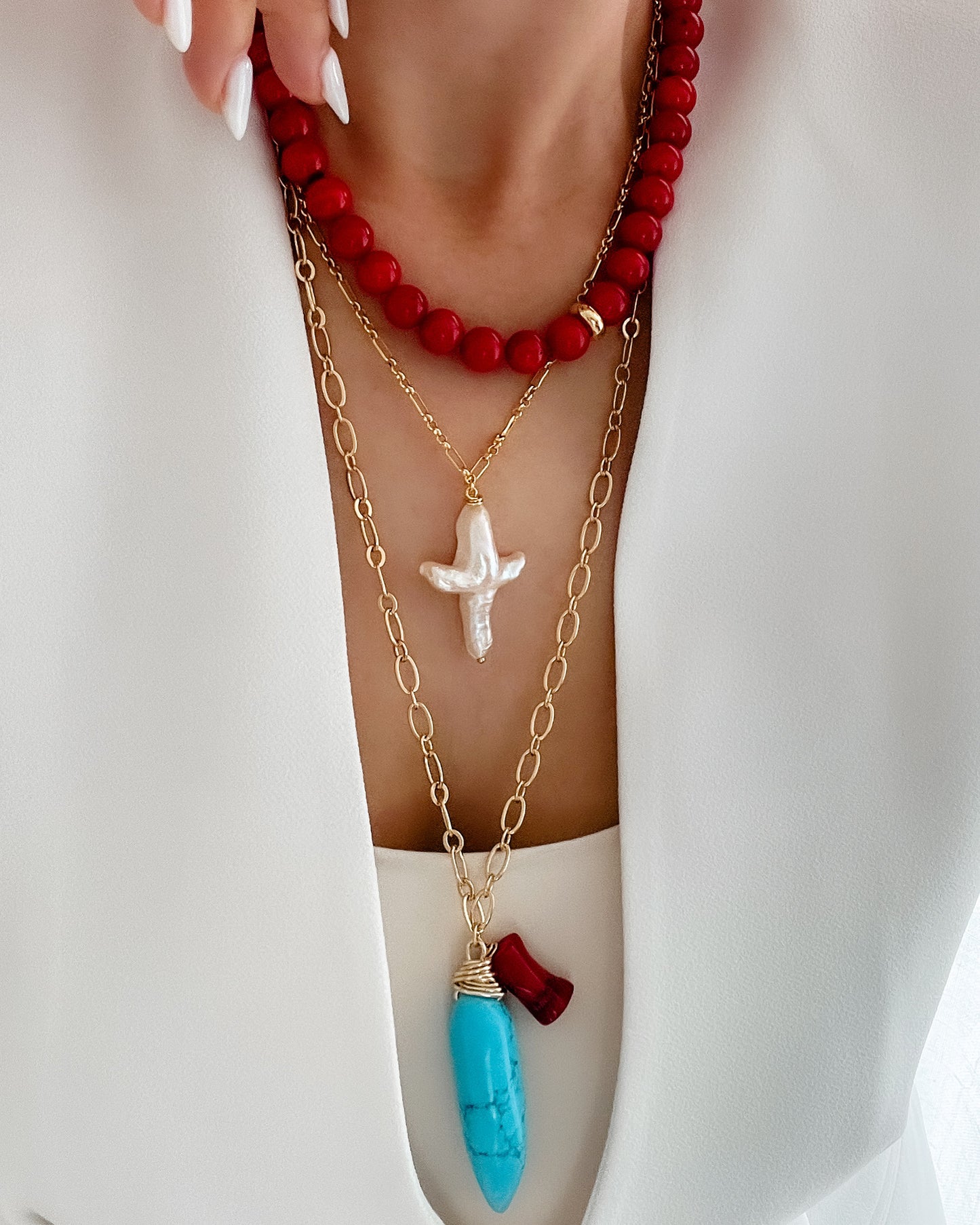 Coral necklace