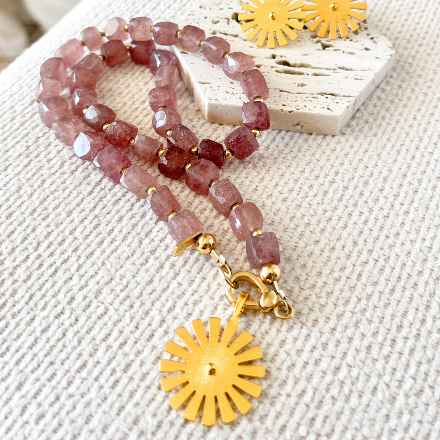 Strawberry necklace