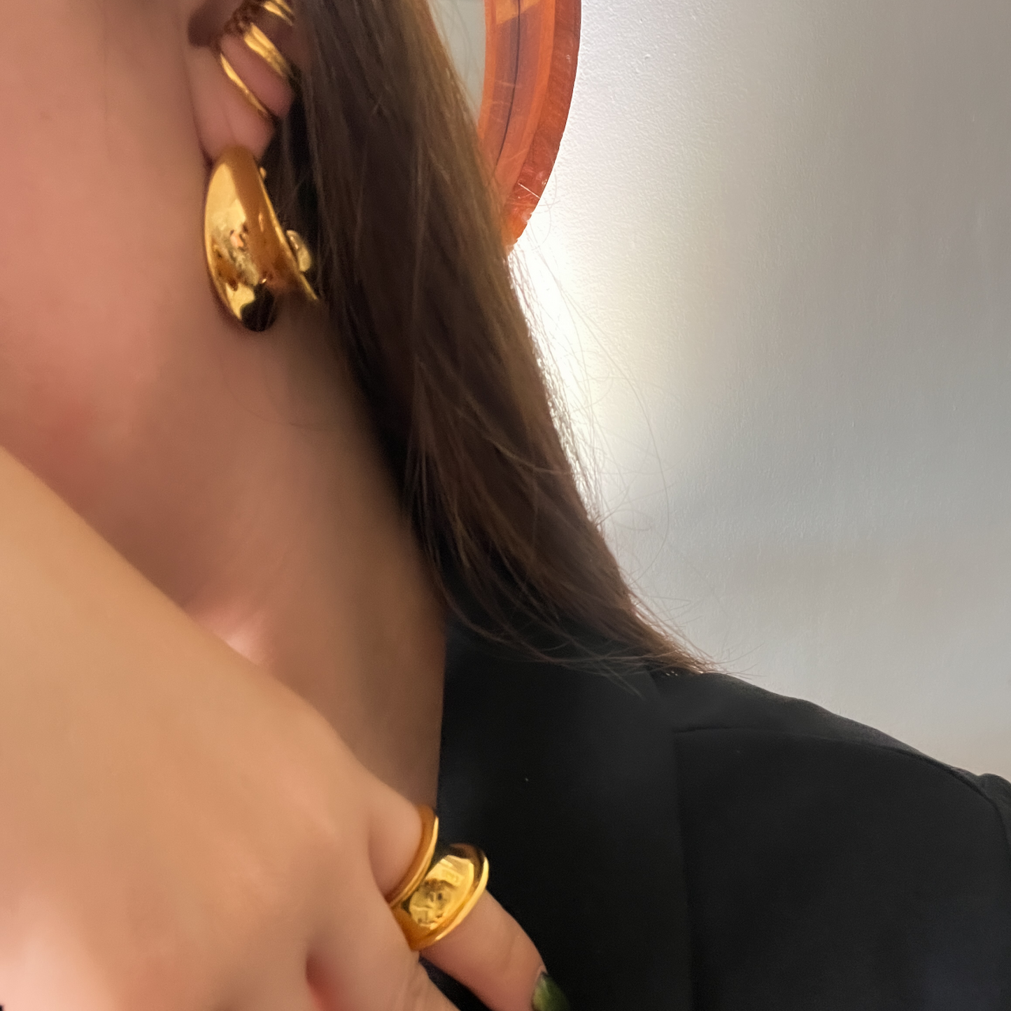 Passiflora ear cuff