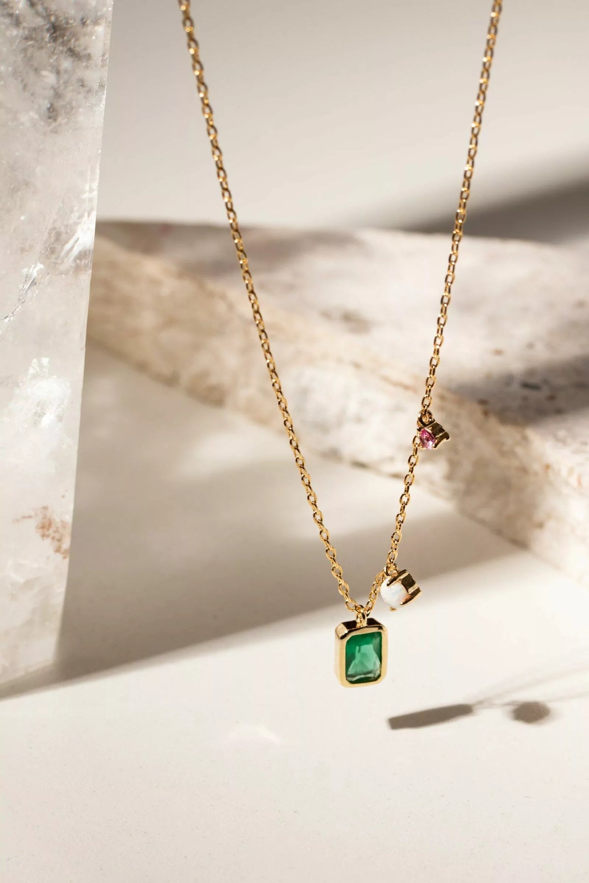 Emerald Opal necklace