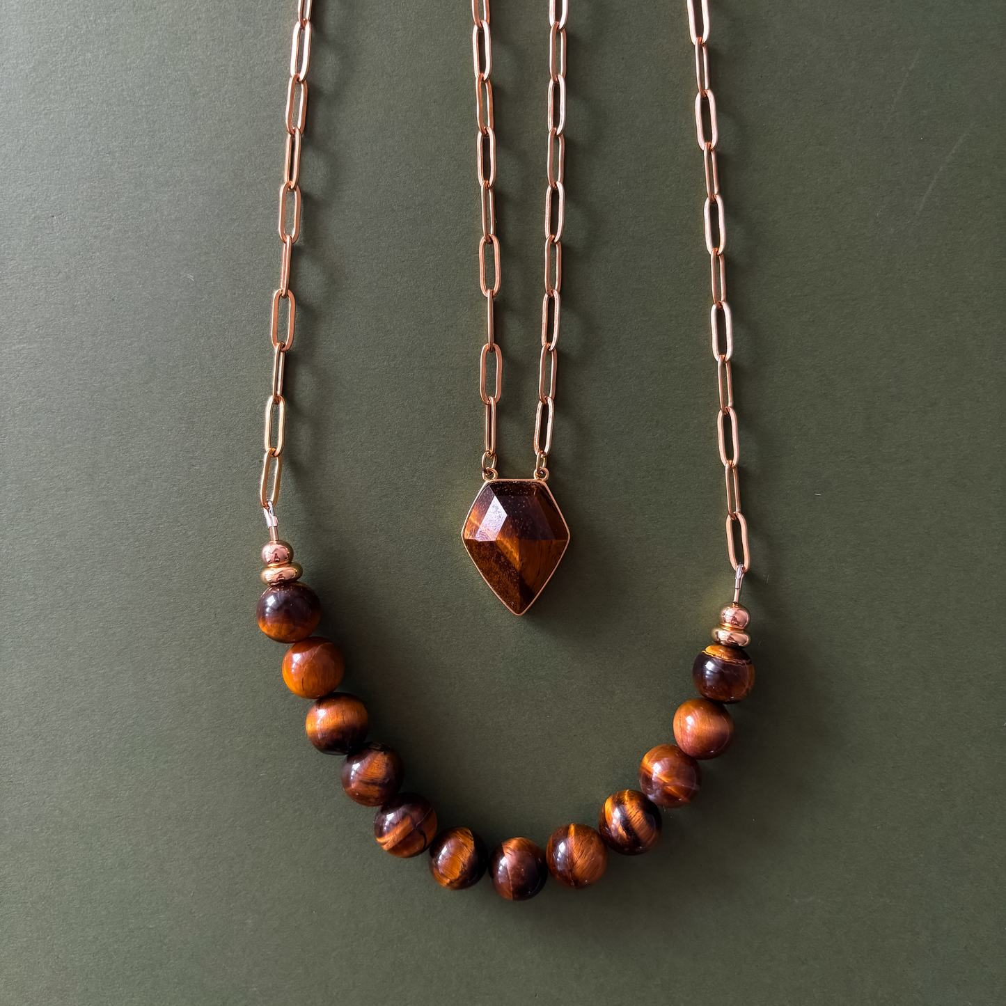 The Tiger Eye necklace