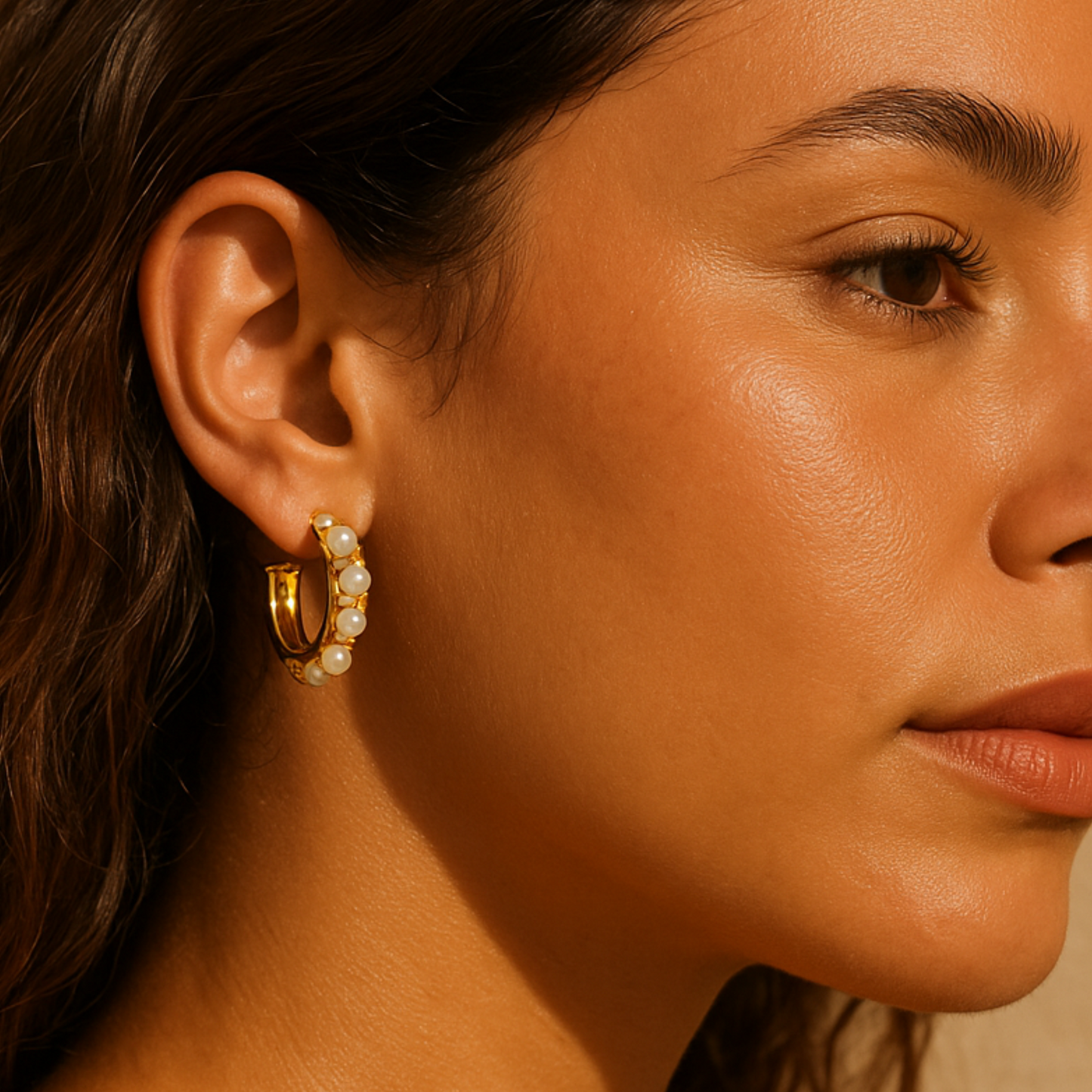 Melania hoops earrings