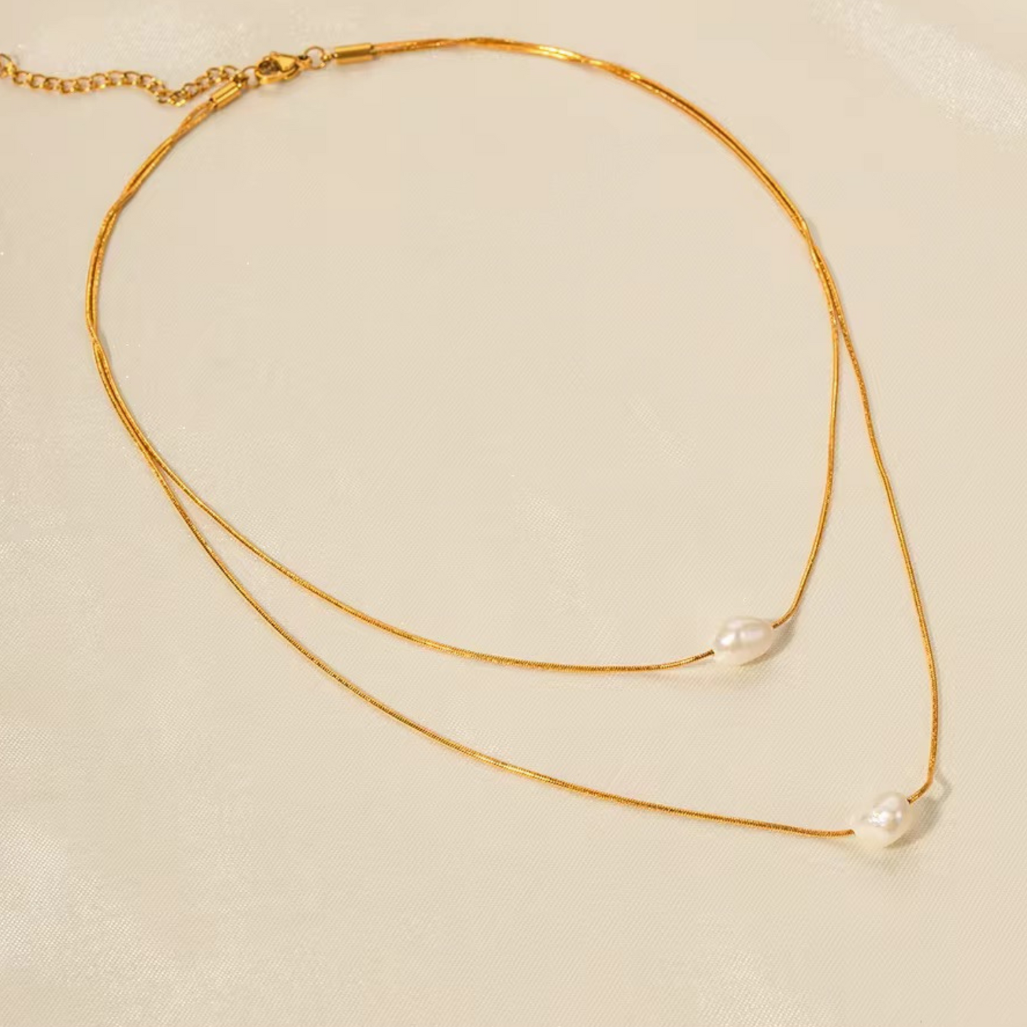 Rocío doubled layered necklace