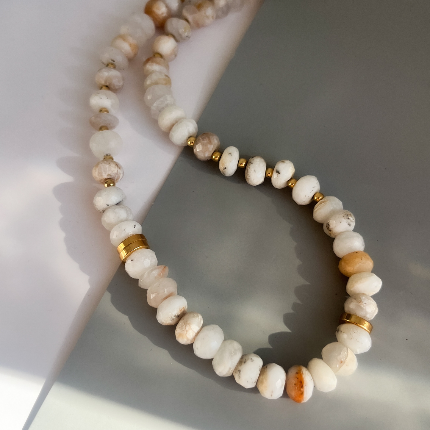 White Opal necklace