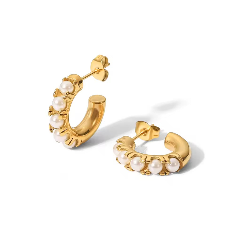 Melania hoops earrings