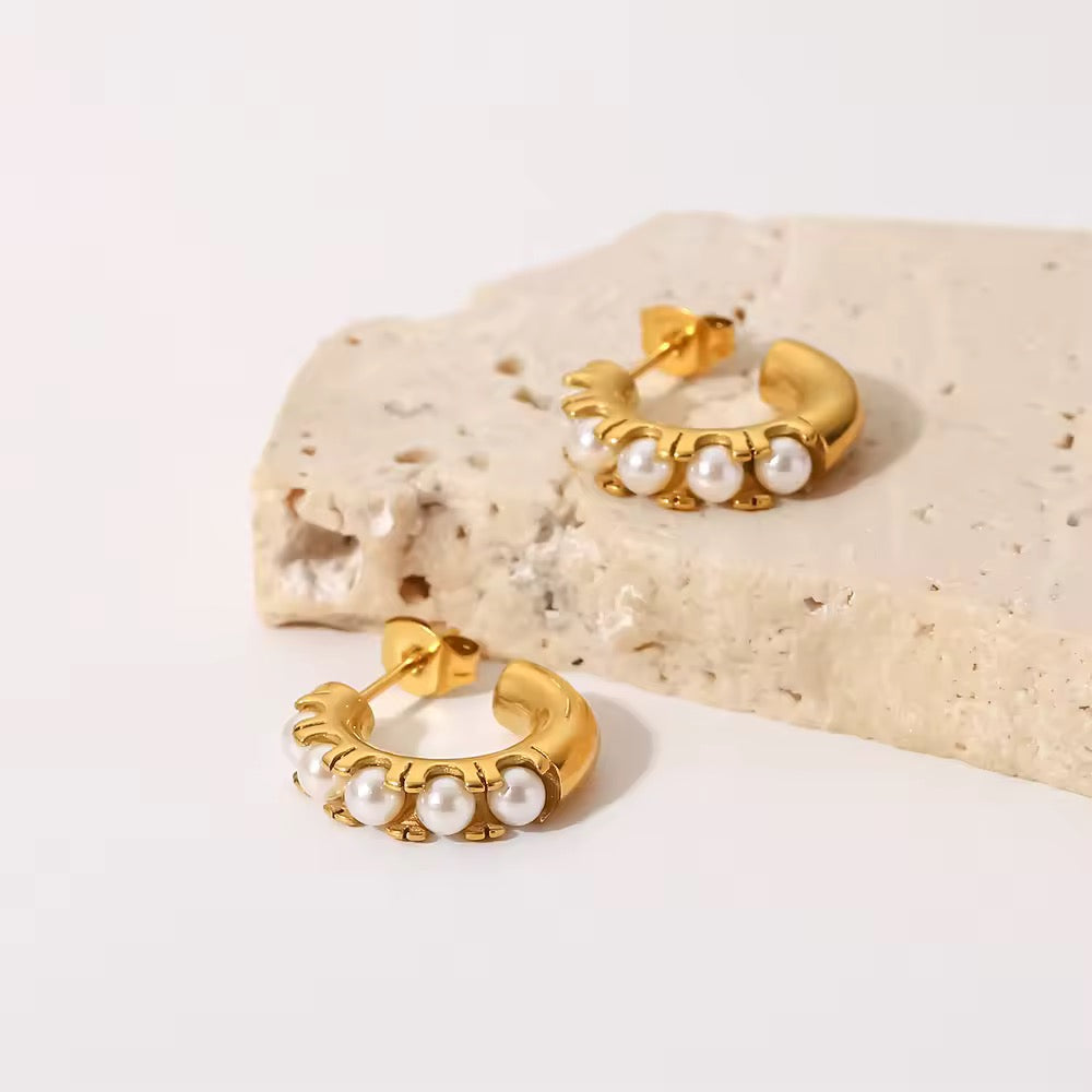 Melania hoops earrings