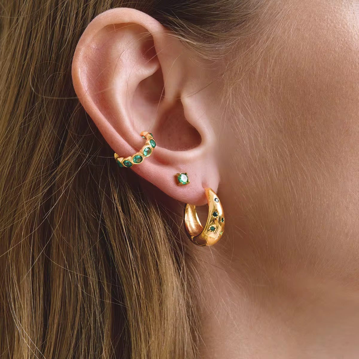 Starbust bundle earrings