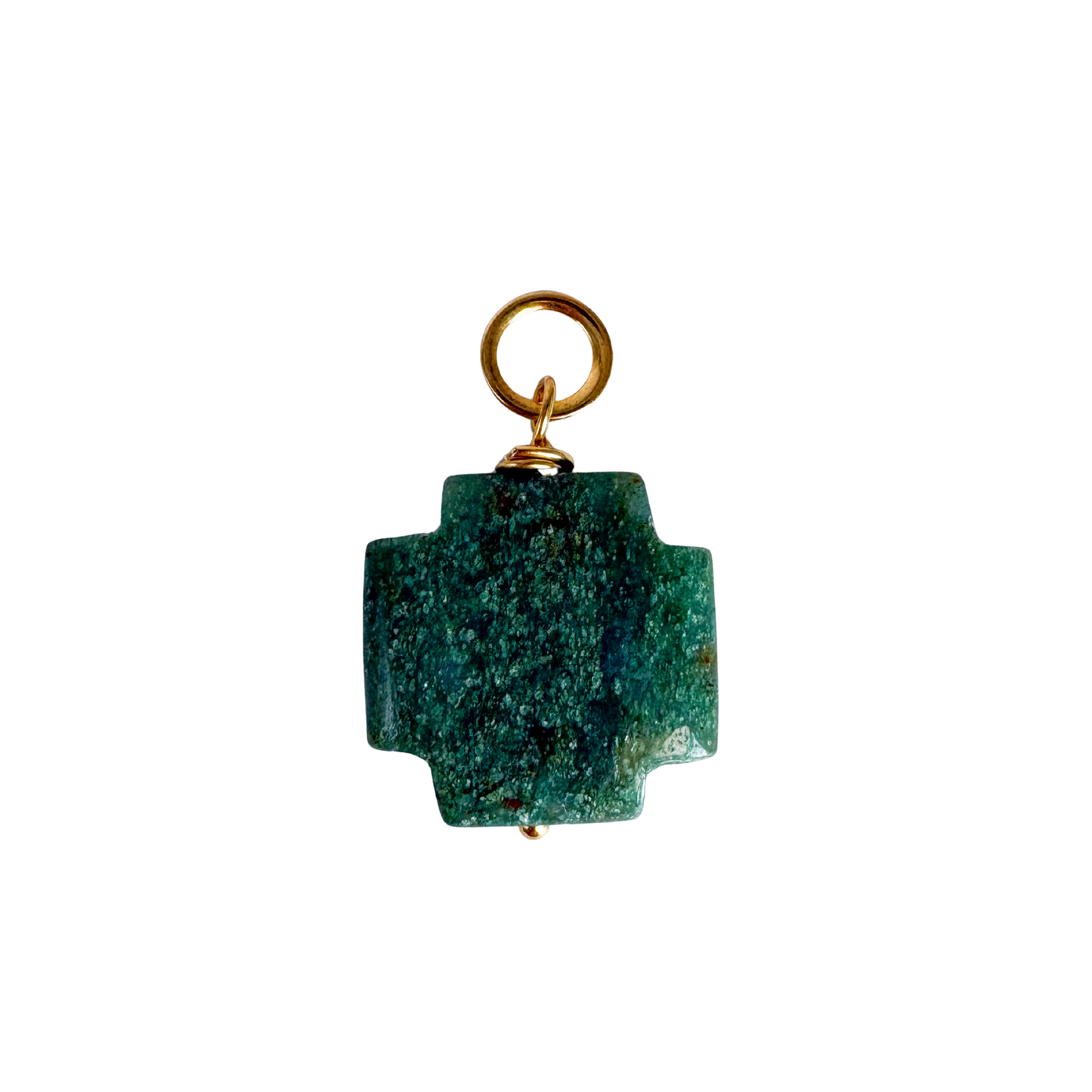 Cross gemstone charms