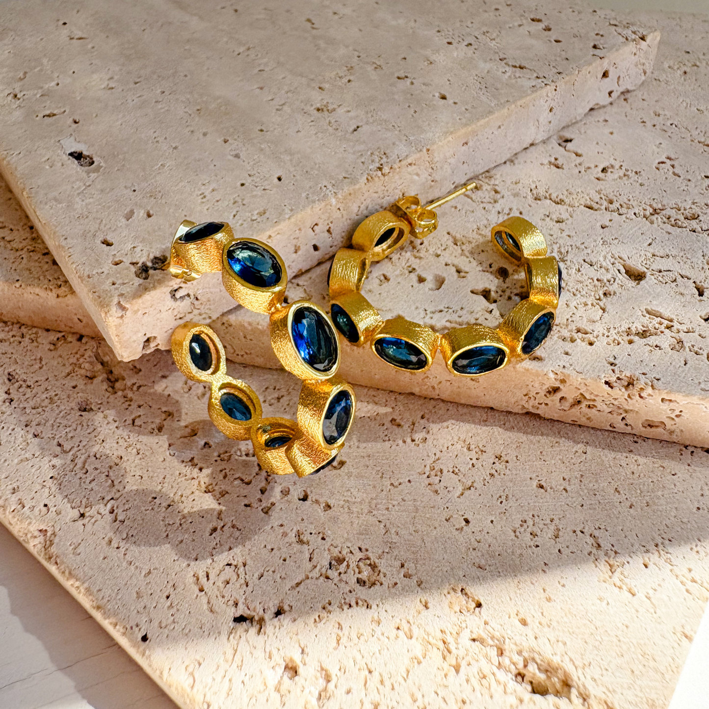London topaz earrings