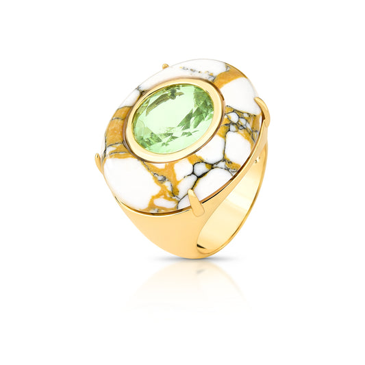 Lithos Howlite ring