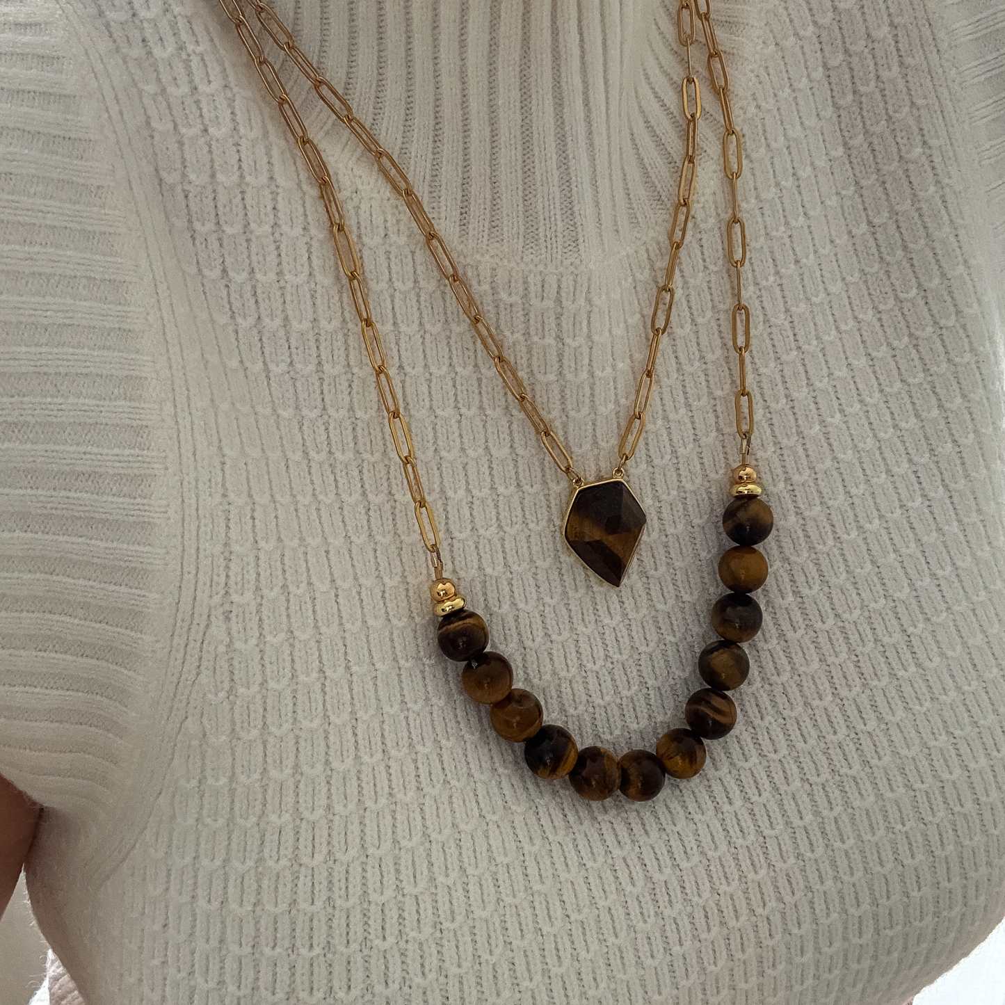 The Tiger Eye necklace