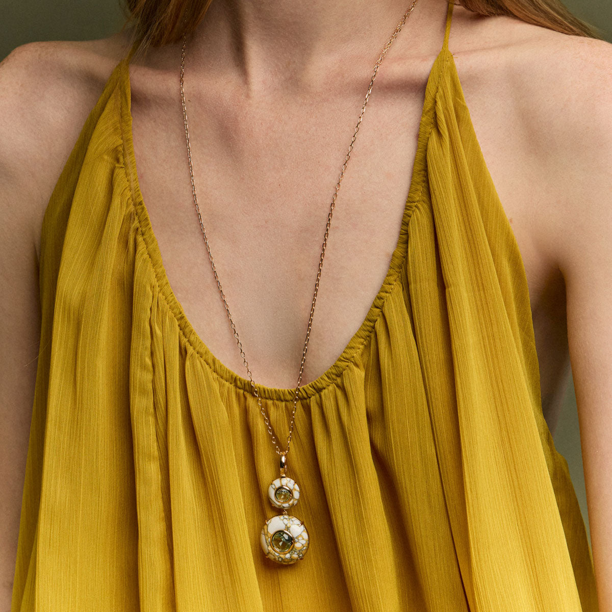 Howlite Lithos necklace