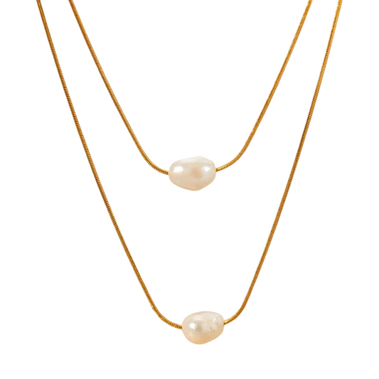 Rocío doubled layered necklace