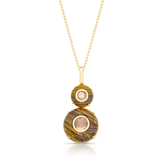 Tiger Eye Lithos necklace