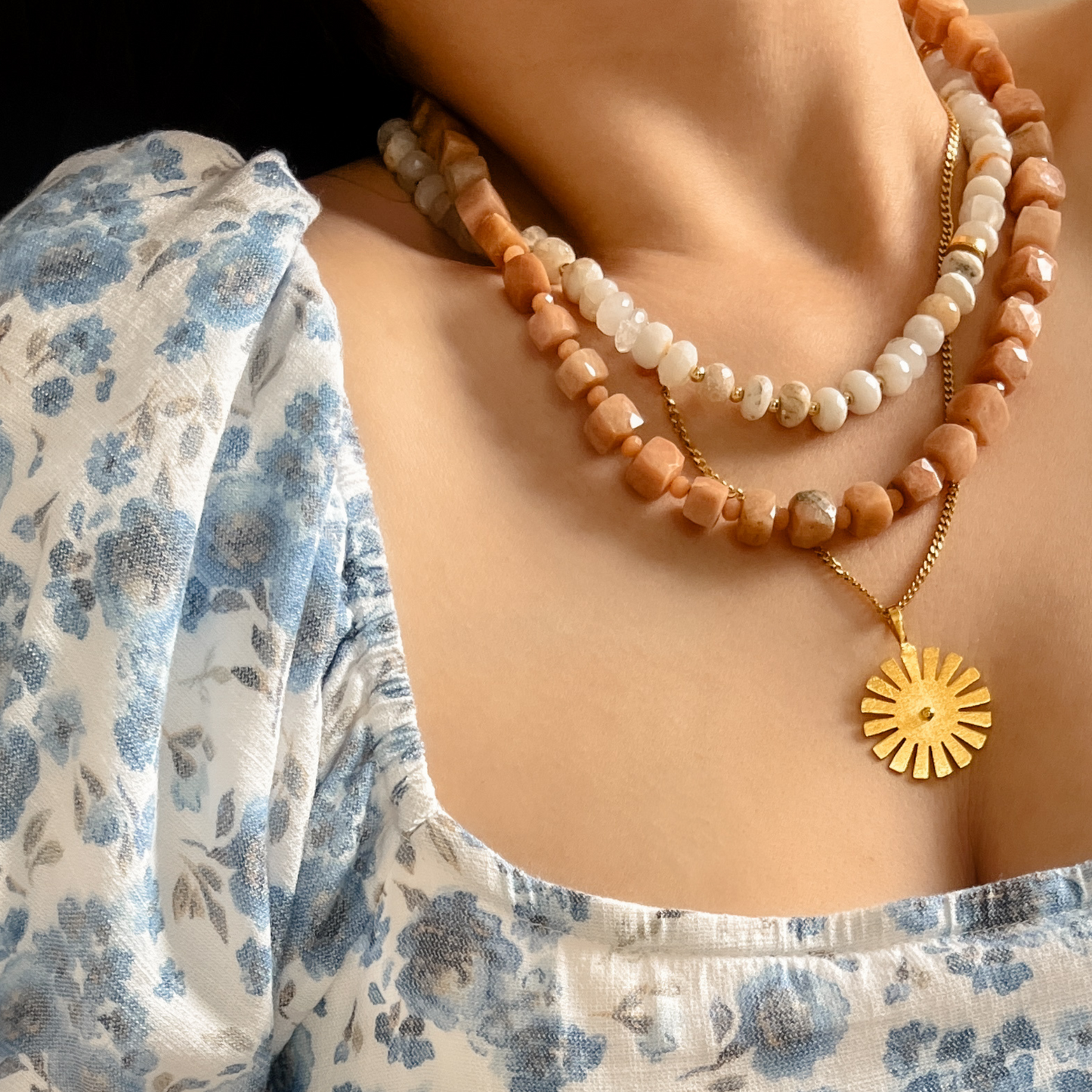 White Opal necklace