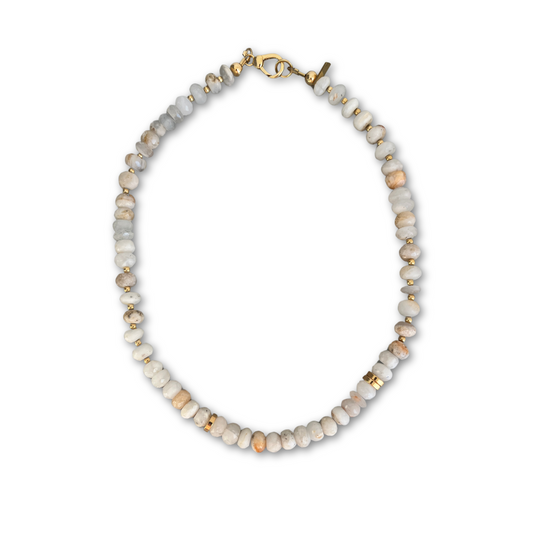White Opal necklace
