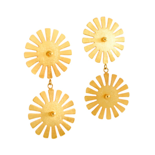 Soleil long earrings