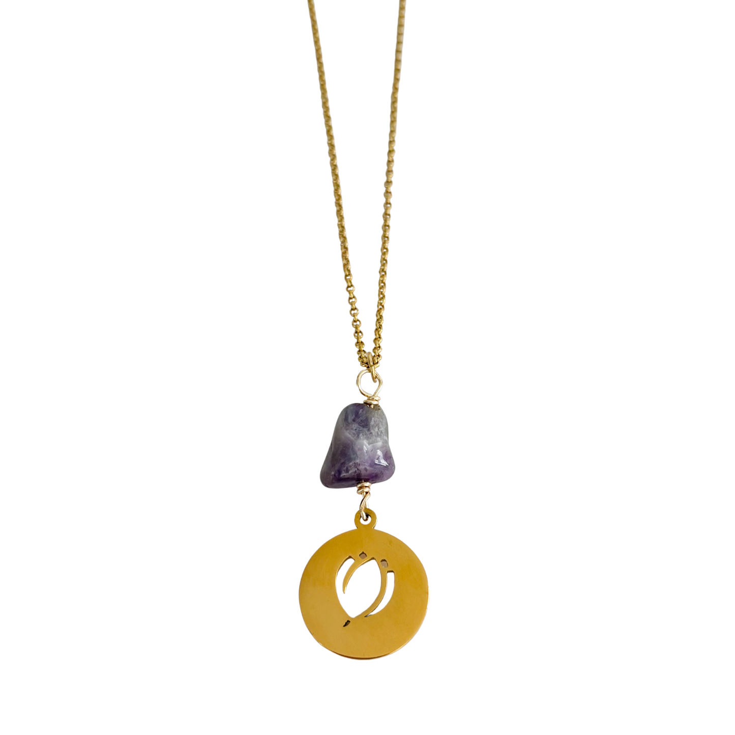 Amethyst Tulip necklace