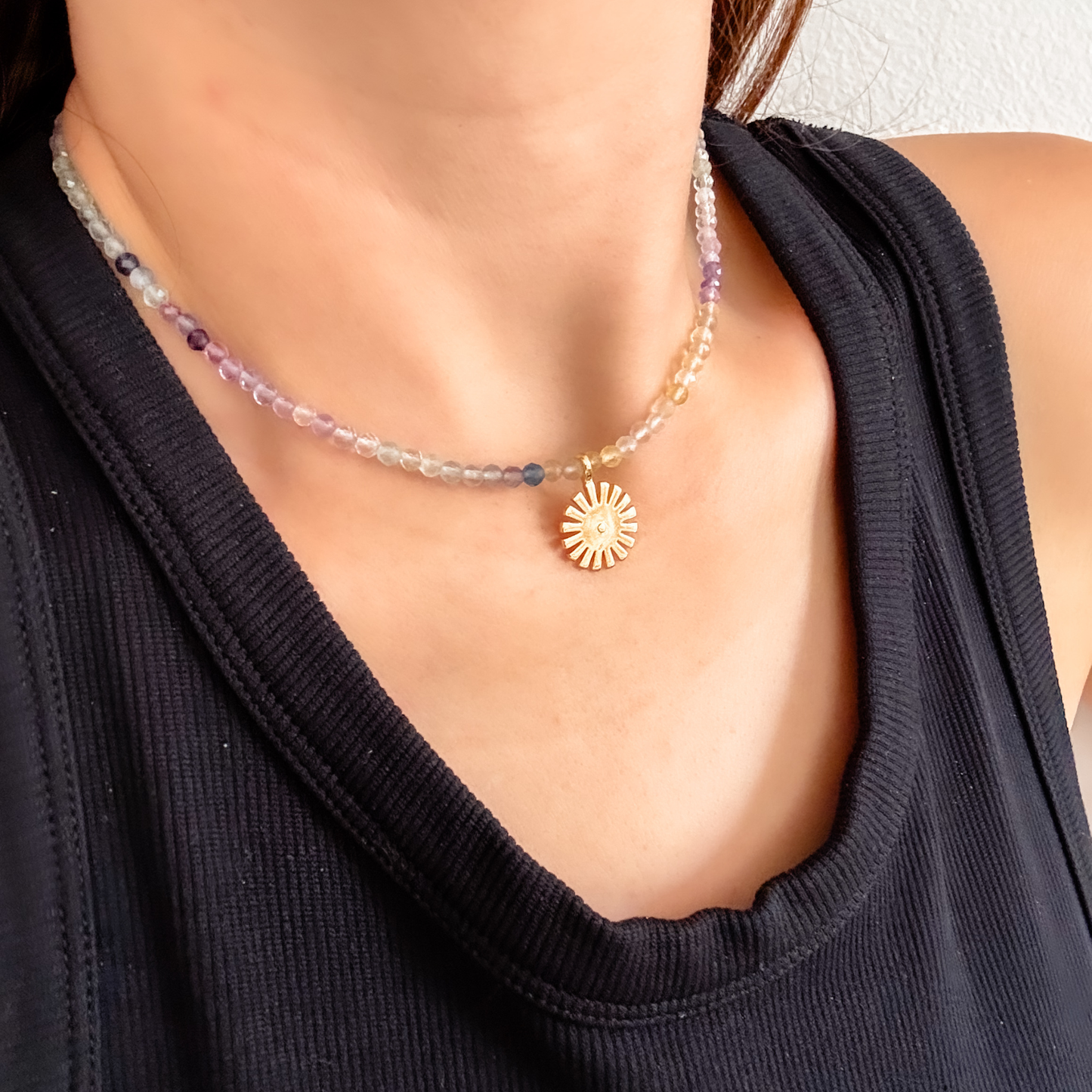 Soleil Fluorite necklace