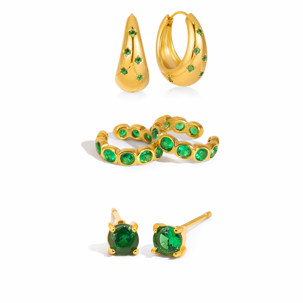 Starbust bundle earrings