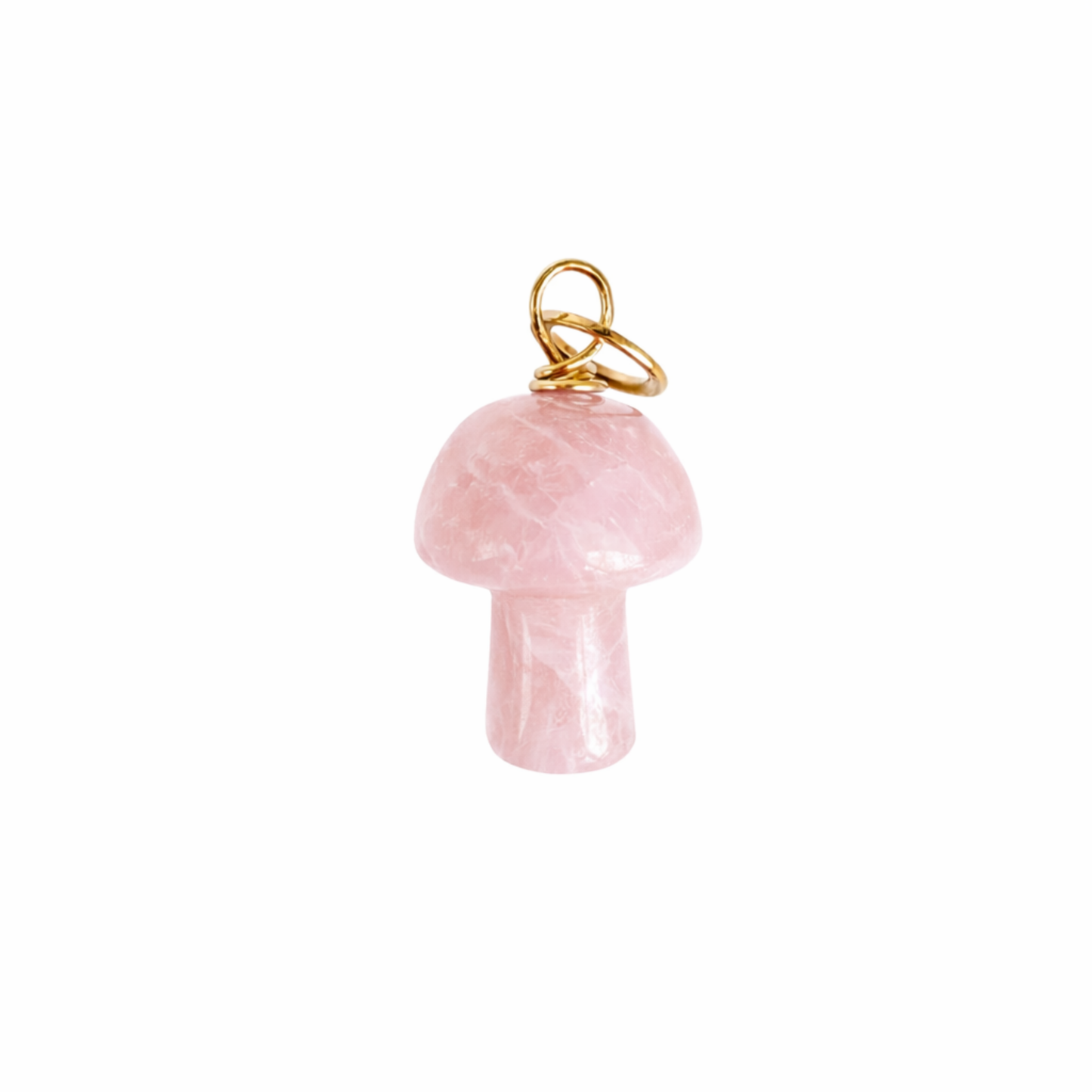 Mushroom gemstone charms