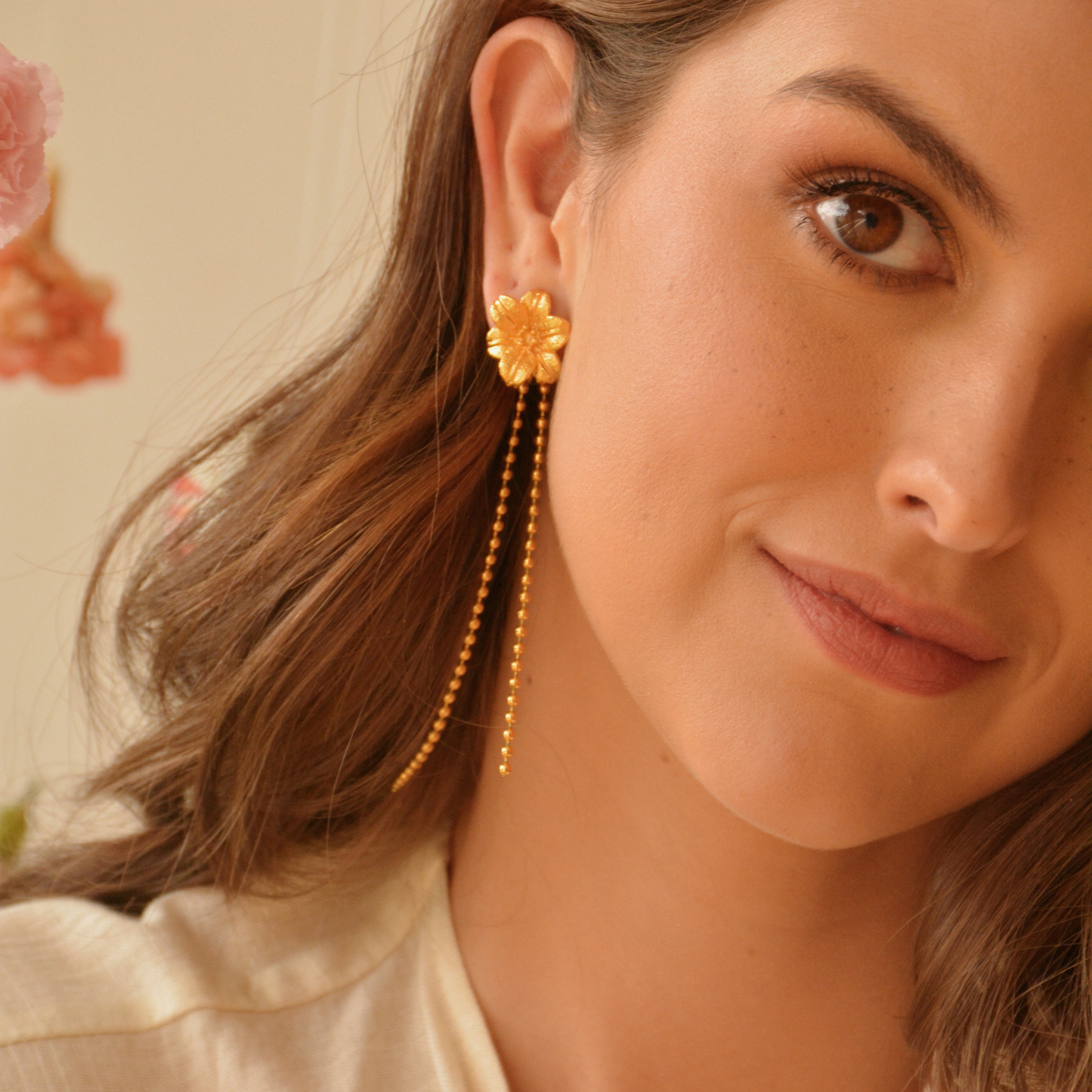 Aretes Flor Jardin